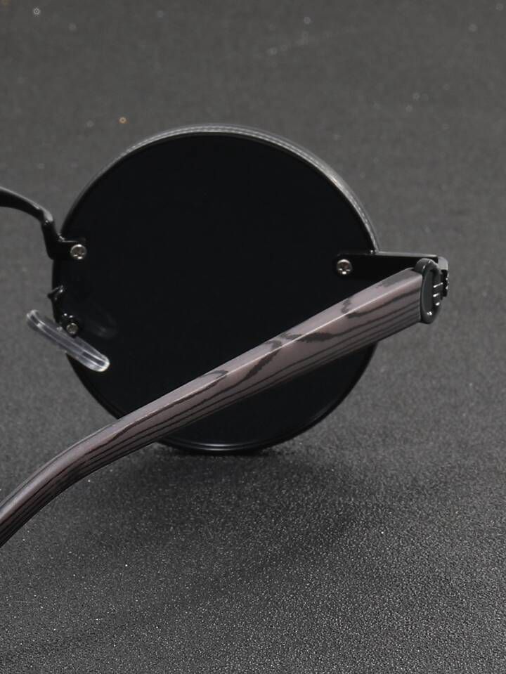 1pair Men's Metal Glasses