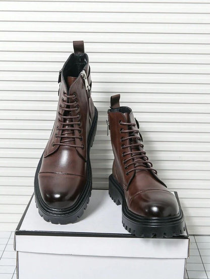 Men's Zip-up Boots