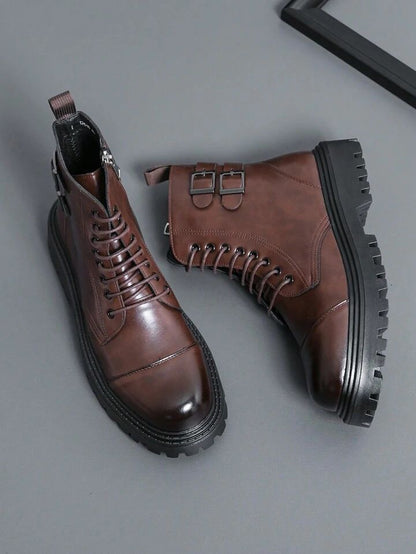 Men's Zip-up Boots