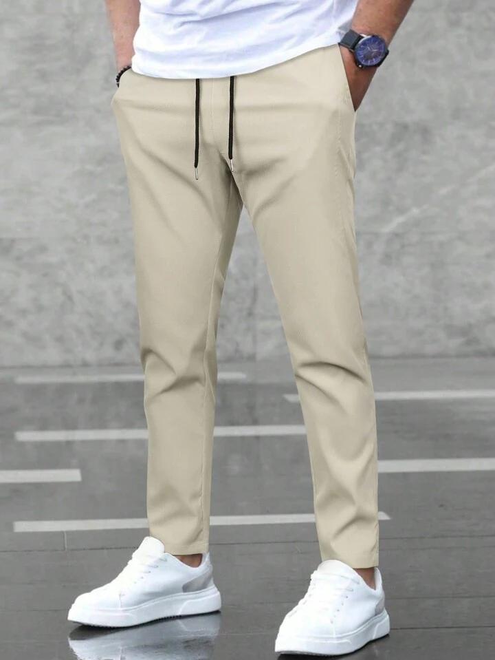Men's Solid Waist Pocket