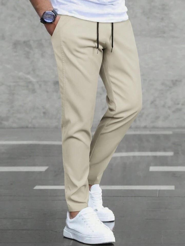 Men's Solid Waist Pocket