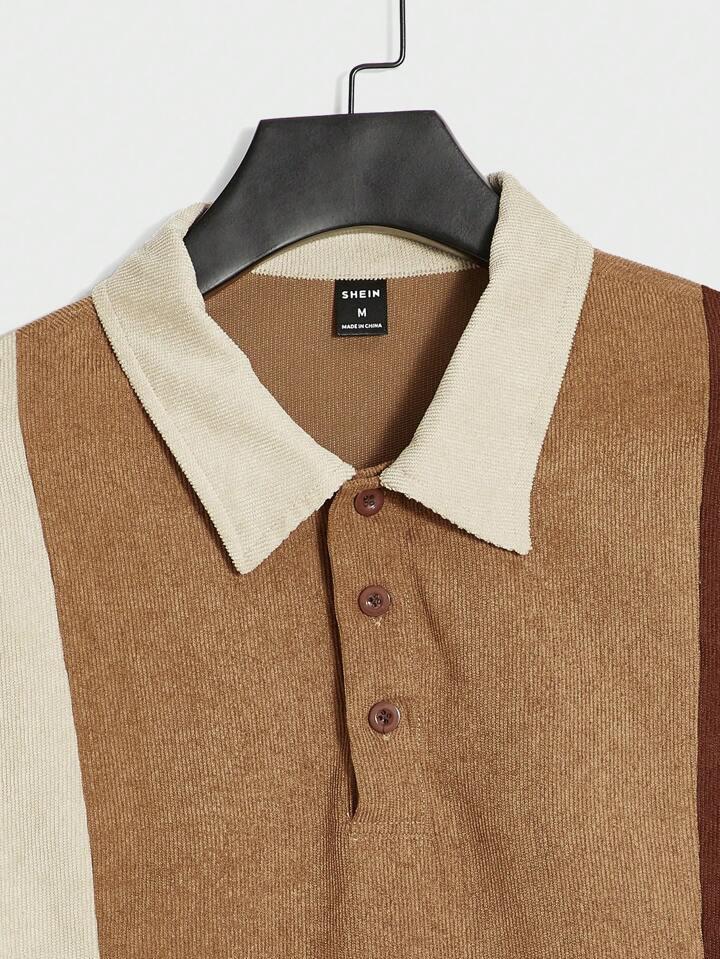 Men's Front Button Splice
