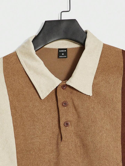 Men's Front Button Splice