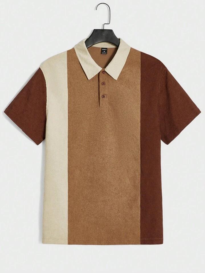 Men's Front Button Splice