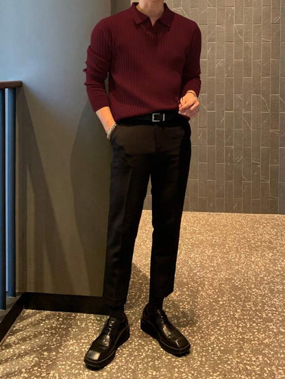 Men's Classic Solid Sweater