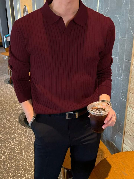 Men's Classic Solid Sweater