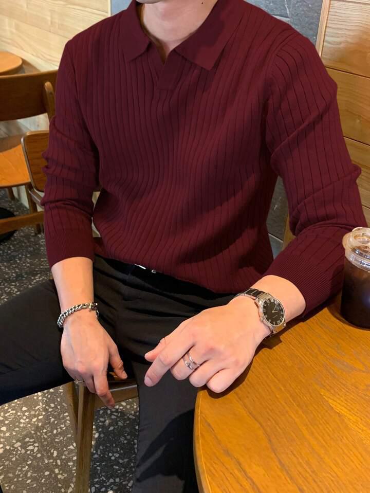 Men's Classic Solid Sweater