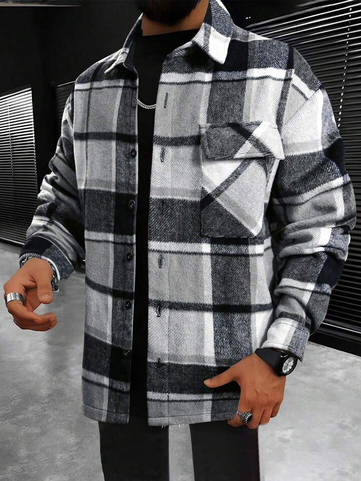 Loose Fit Men's Jacket