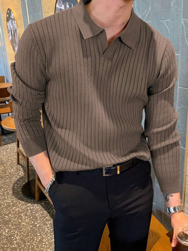 Men's Classic Solid Sweater