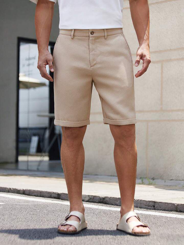Men's Solid Color Wovens Shorts