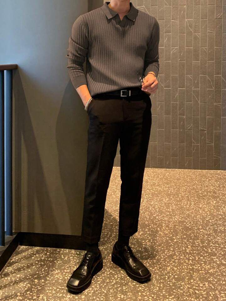 Men's Classic Solid Sweater