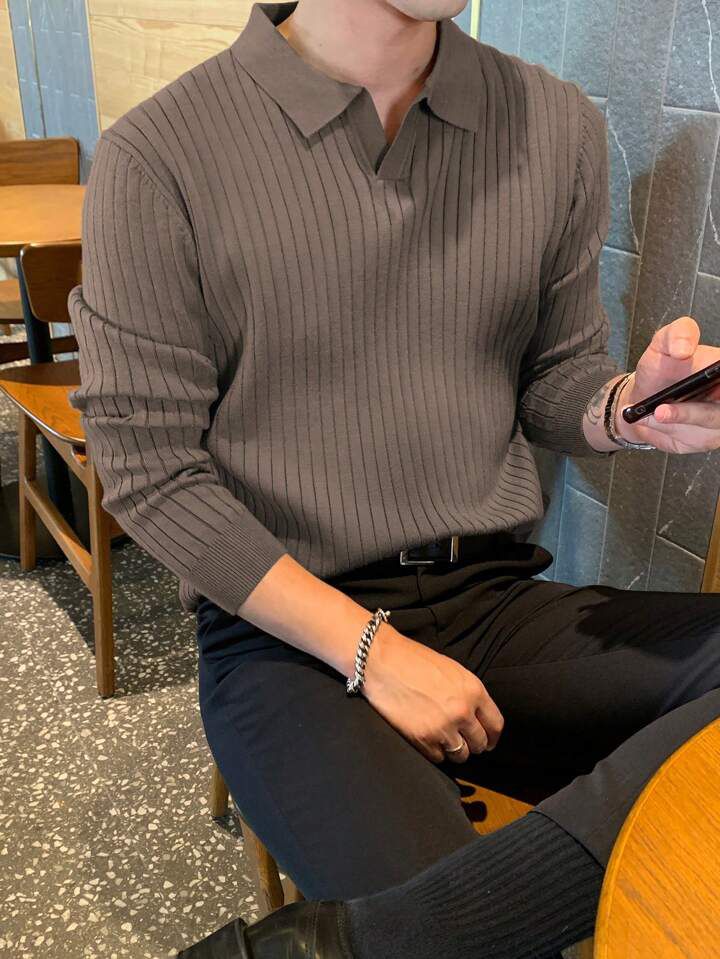 Men's Classic Solid Sweater