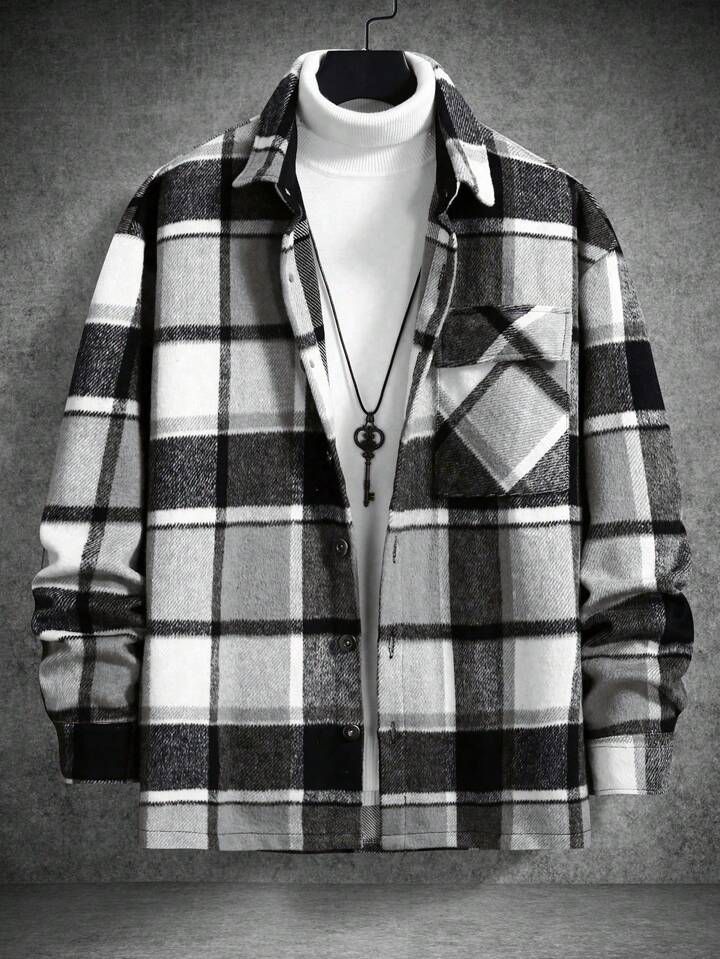 Loose Fit Men's Jacket