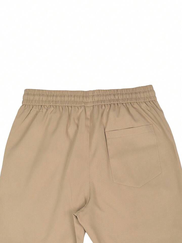 Men's Solid Waist Pocket
