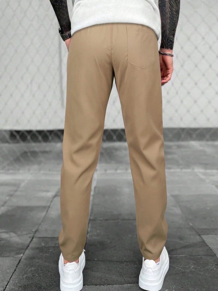 Men's Solid Waist Pocket