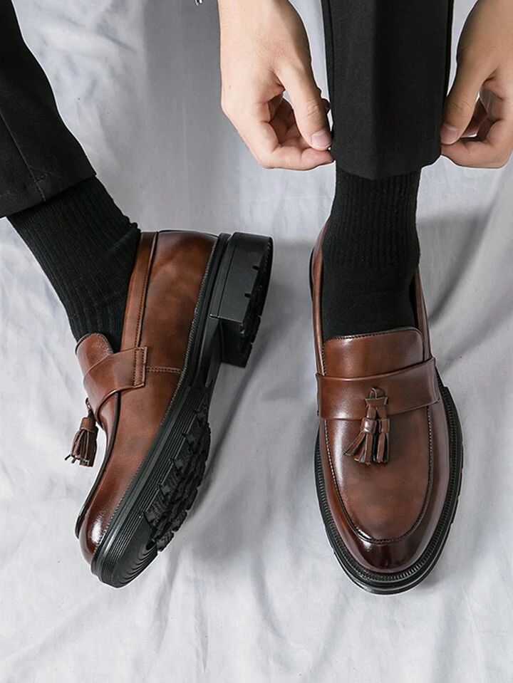 Men's  Tassel Leather Shoes