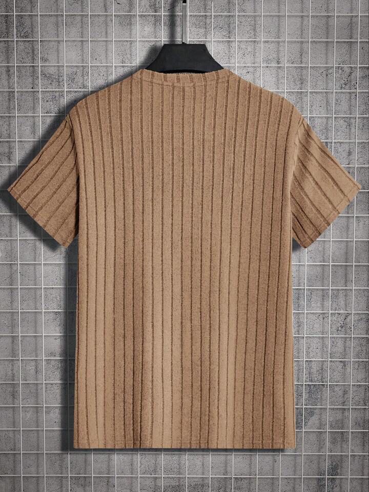 Men's Knitted Short T-Shirt