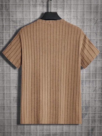 Men's Knitted Short T-Shirt