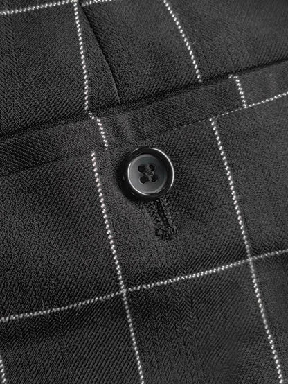 Plaid Sland Dress Pants