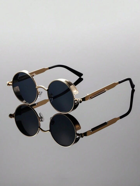 1pc Full Frame Round Glasses