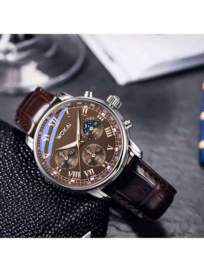 1pc Men Business Quartz Wristwatch