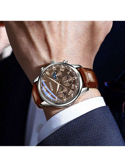 1pc Men Business Quartz Wristwatch