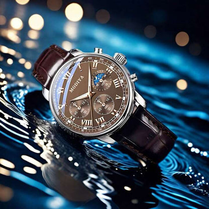 1pc Men Business Quartz Wristwatch